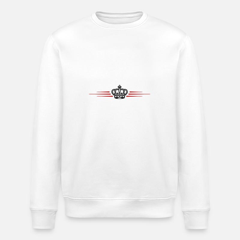 Crown Line Element - Stanley/Stella ROLLER Unisex Organic Sweatshirt - white