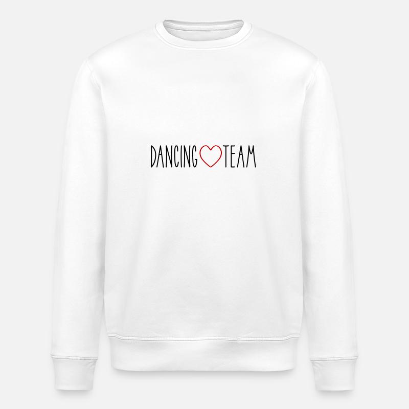 Dancing Team Herz - Stanley/Stella Unisex Bio-Sweatshirt ROLLER - Weiß