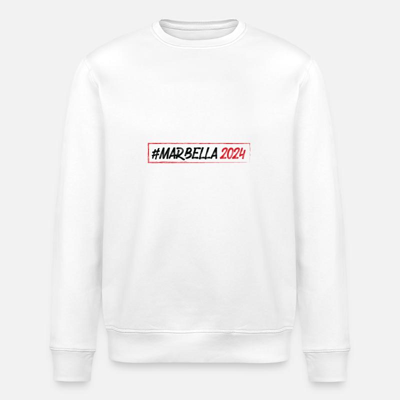 Marbella 2024 - Stanley/Stella ROLLER Unisex Organic Sweatshirt - white