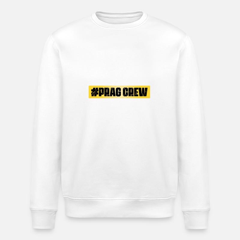 Prag Crew - Stanley/Stella Unisex Bio-Sweatshirt ROLLER - Weiß
