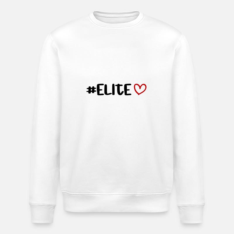 Elite Herz - Stanley/Stella Unisex Bio-Sweatshirt ROLLER - Weiß