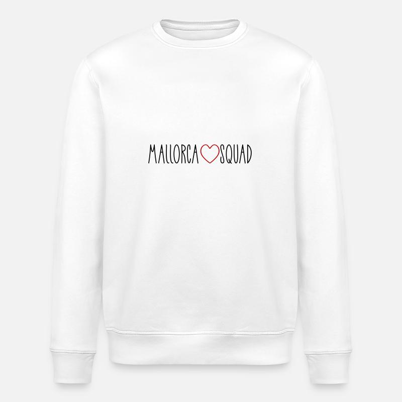 Mallorca Squad Herz - Stanley/Stella Unisex Bio-Sweatshirt ROLLER - Weiß