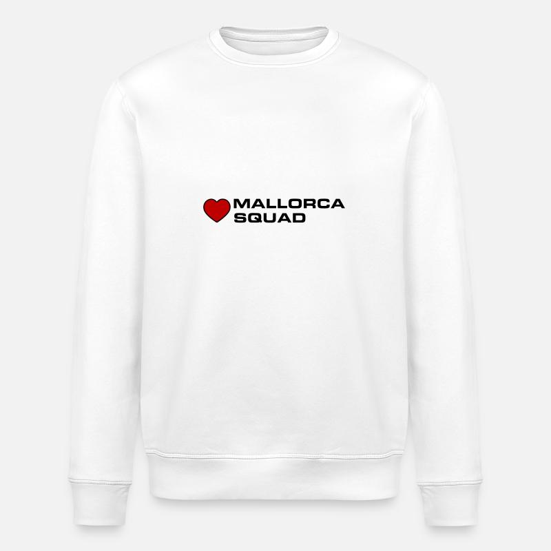Mallorca Squad - Stanley/Stella ROLLER Unisex Organic Sweatshirt - white
