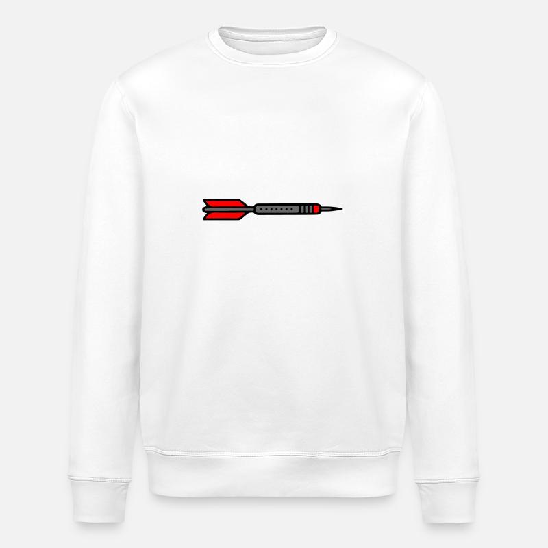 Fléchettes Symbole Fléchettes - Sweat bio ROLLER Stanley/Stella Unisexe - blanc