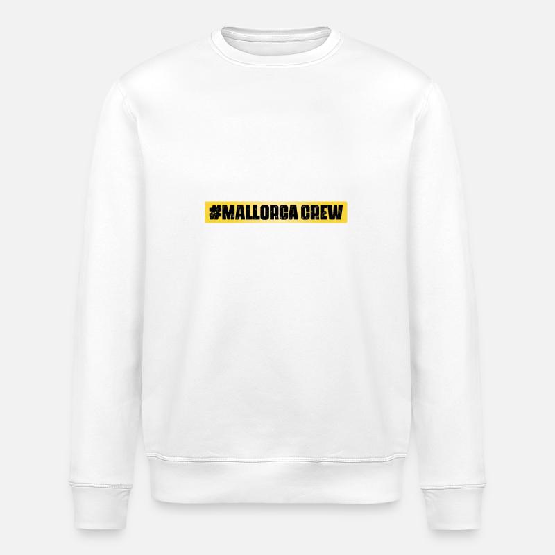 Équipage à Majorque - Sweat bio ROLLER Stanley/Stella Unisexe - blanc