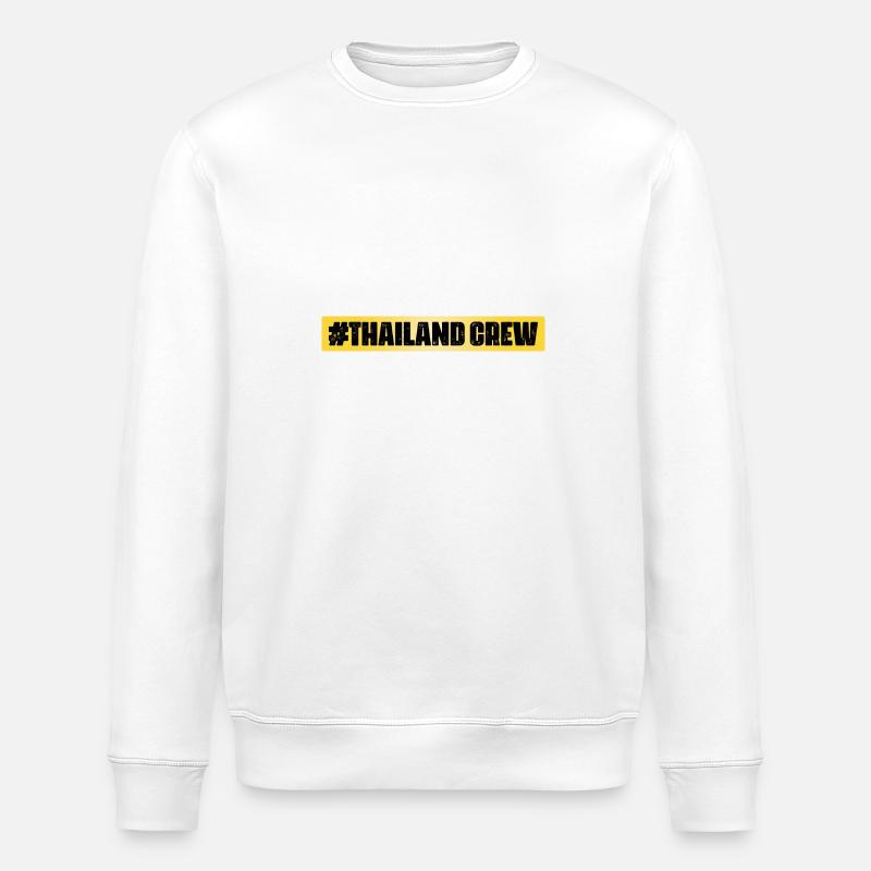 Thailand Crew - Stanley/Stella ROLLER Unisex Organic Sweatshirt - white