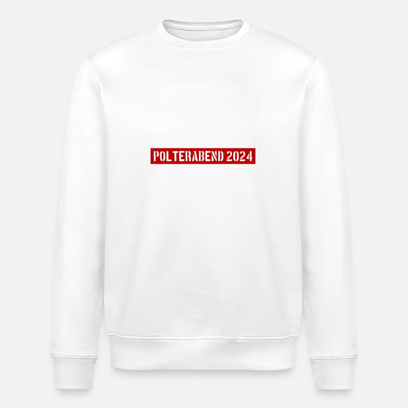 Polterabend 2024 - Stanley/Stella Unisex Bio-Sweatshirt ROLLER - Weiß