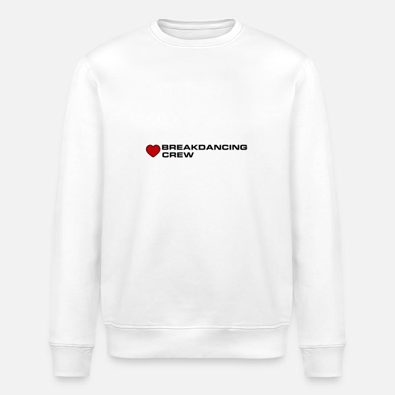 Breakdancing Crew - Stanley/Stella ROLLER Unisex Organic Sweatshirt - white