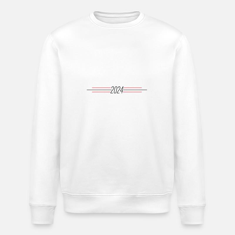 Ligne de l’année 2024 - Sweat bio ROLLER Stanley/Stella Unisexe - blanc