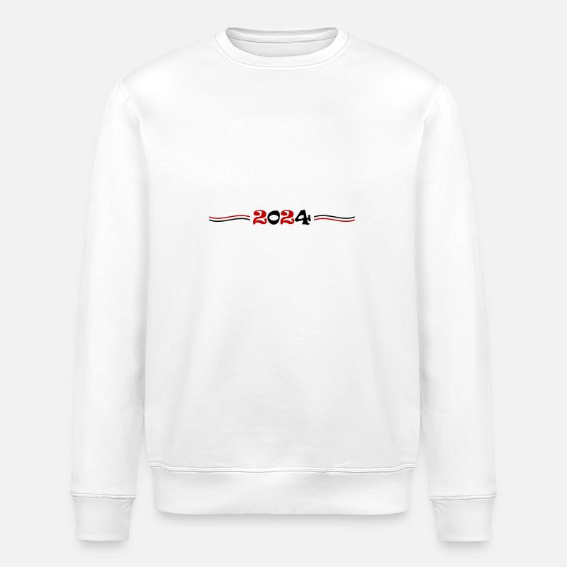 2024 Jahr - Stanley/Stella Unisex Bio-Sweatshirt ROLLER - Weiß