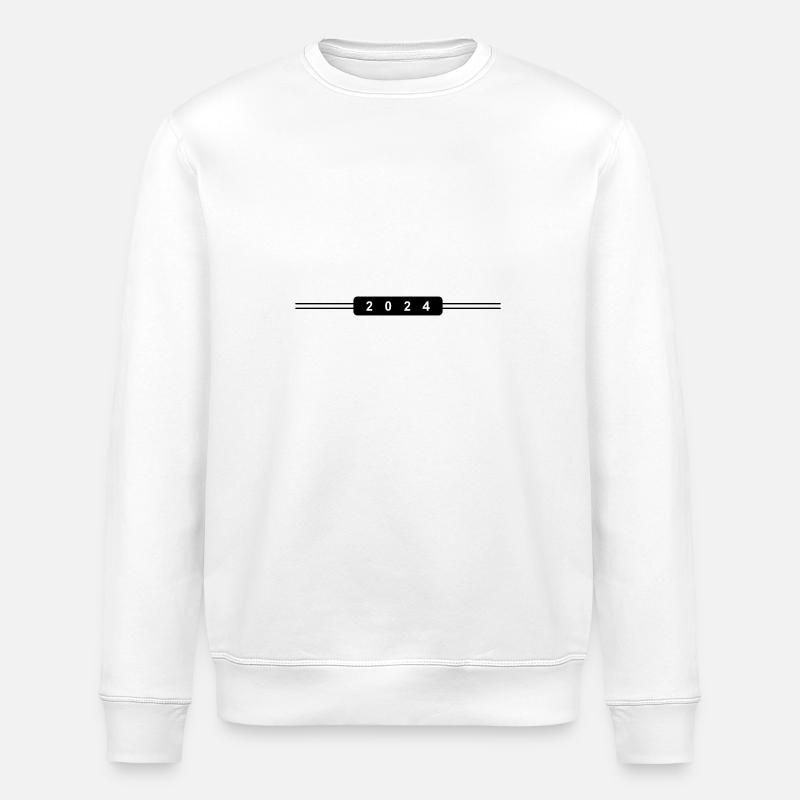 2024 Jahr - Stanley/Stella Unisex Bio-Sweatshirt ROLLER - Weiß