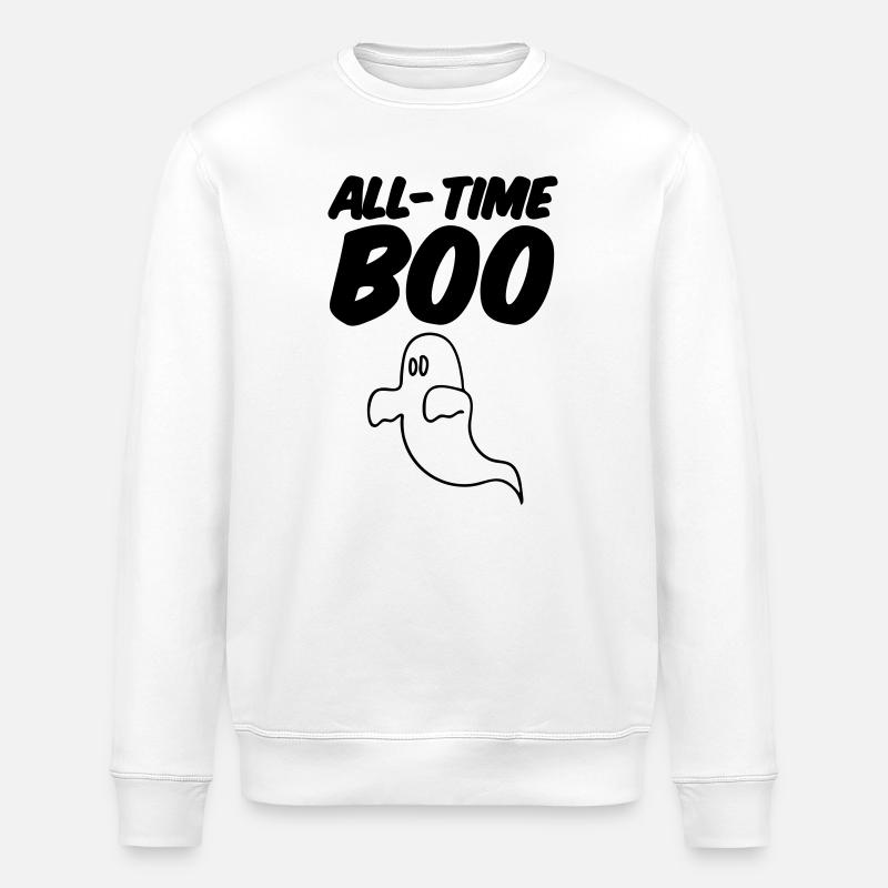 All-Time Boo Geschenk - Stanley/Stella Unisex Bio-Sweatshirt ROLLER - Weiß