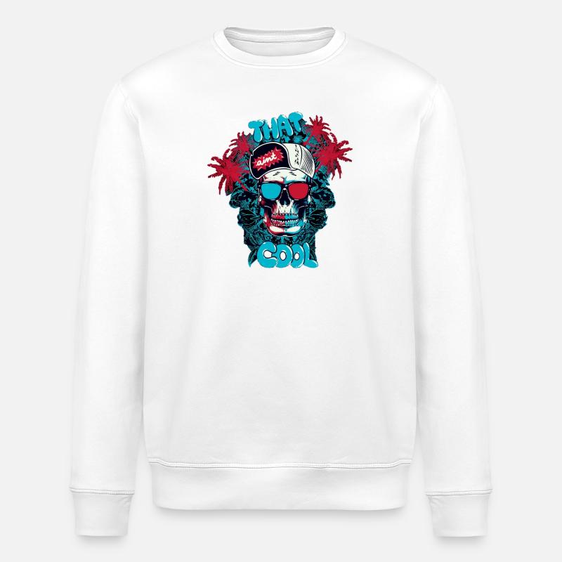 That's cool - Stanley/Stella ROLLER Unisex Organic Sweatshirt - white