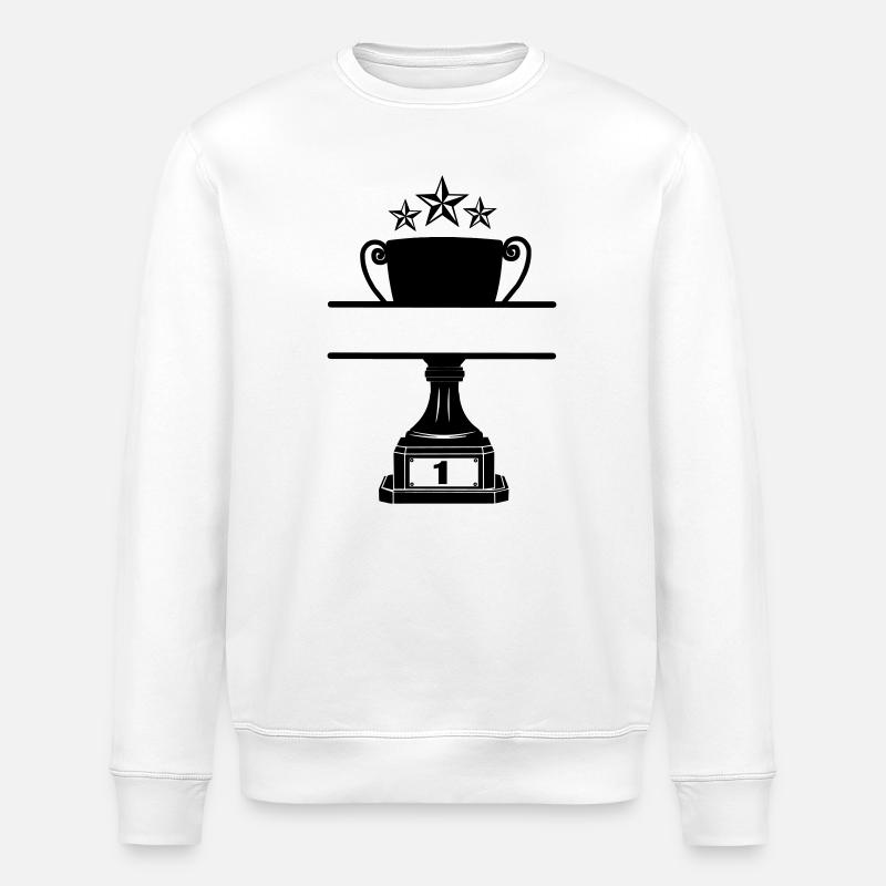 Becher mit Namensausschnitt - Stanley/Stella Unisex Bio-Sweatshirt ROLLER - Weiß