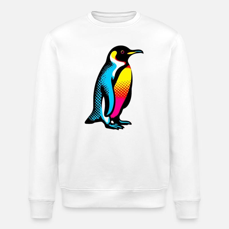 Pinguin - Stanley/Stella Unisex Bio-Sweatshirt ROLLER - Weiß