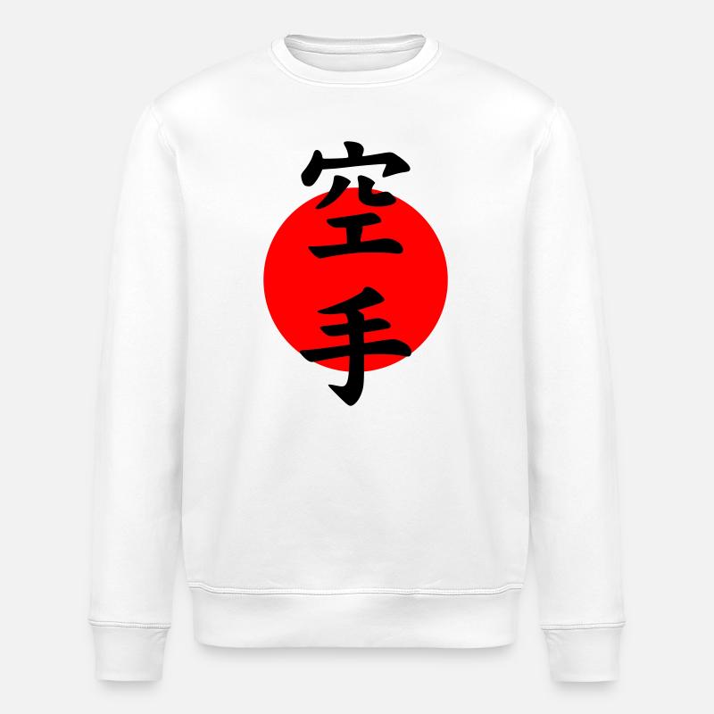 Lettrage de karaté - Sweat bio ROLLER Stanley/Stella Unisexe - blanc