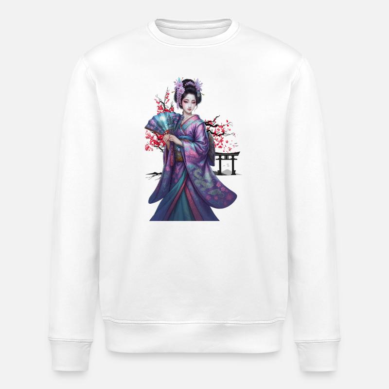 Belle Geisha | Rev final | Édition spéciale - Sweat bio ROLLER Stanley/Stella Unisexe - blanc