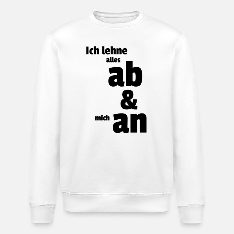 Ab und an - Stanley/Stella Unisex Bio-Sweatshirt ROLLER - Weiß