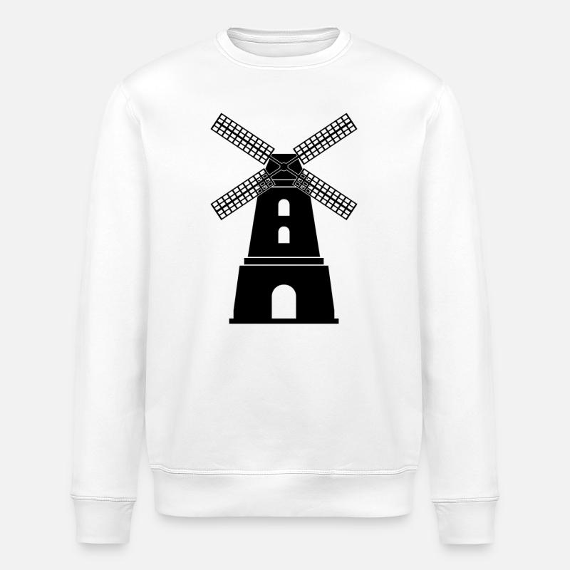 Moulin - Sweat bio ROLLER Stanley/Stella Unisexe - blanc