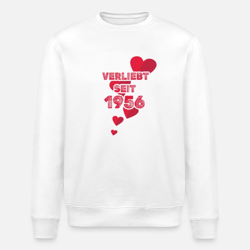 1956 - Stanley/Stella Unisex Bio-Sweatshirt ROLLER - Weiß