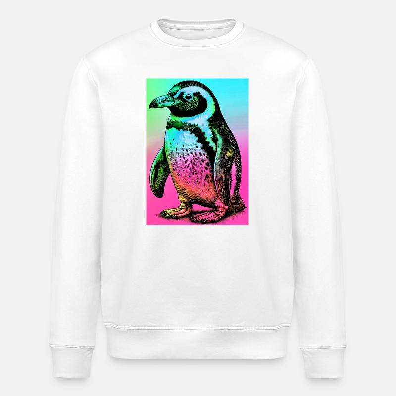 Pinguin - Stanley/Stella Unisex Bio-Sweatshirt ROLLER - Weiß