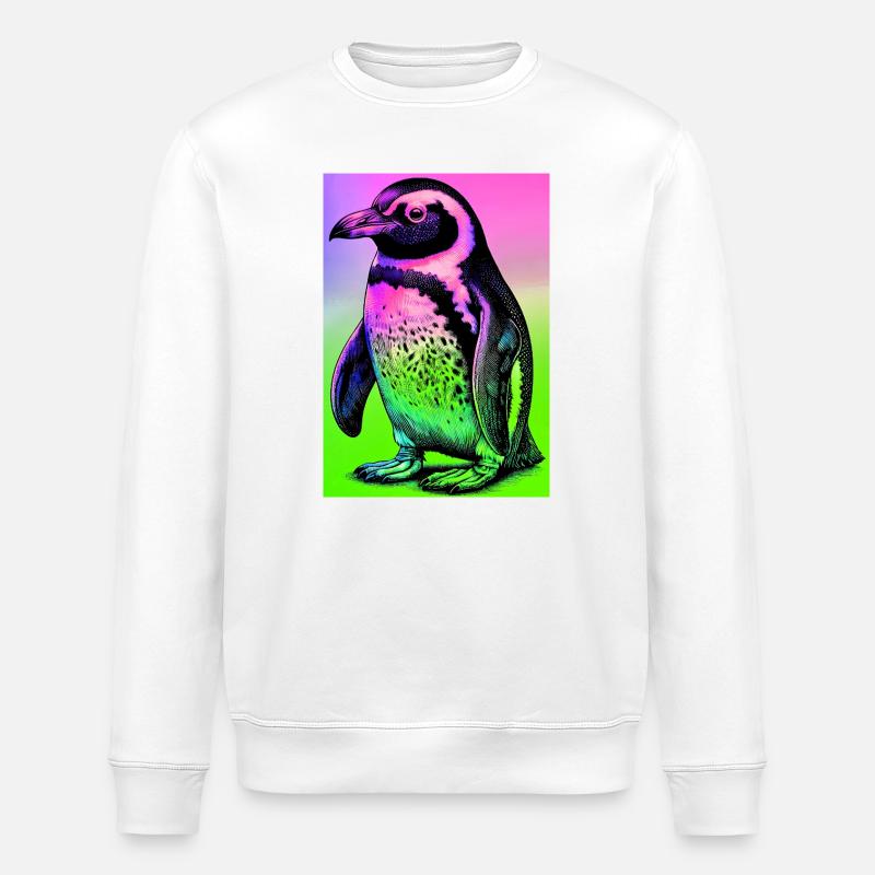 penguin - Stanley/Stella ROLLER Unisex Organic Sweatshirt - white
