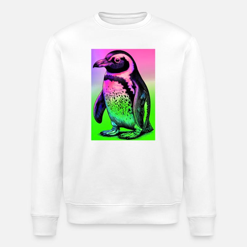 Pinguin - Stanley/Stella Unisex Bio-Sweatshirt ROLLER - Weiß