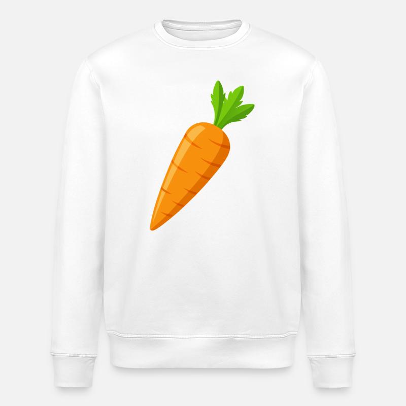 Karotte - Stanley/Stella Unisex Bio-Sweatshirt ROLLER - Weiß
