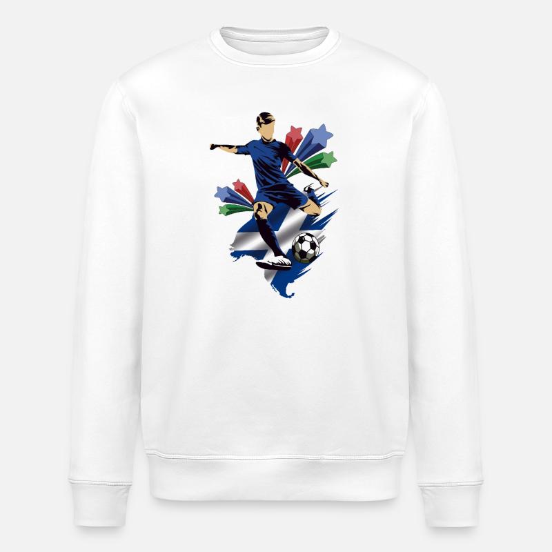 Escocia - Écosse - Drapeaux - Sweat bio ROLLER Stanley/Stella Unisexe - blanc