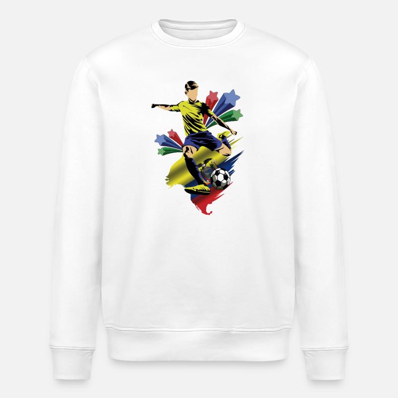 Ecuador - Ecuador - Flags - Stanley/Stella ROLLER Unisex Organic Sweatshirt - white