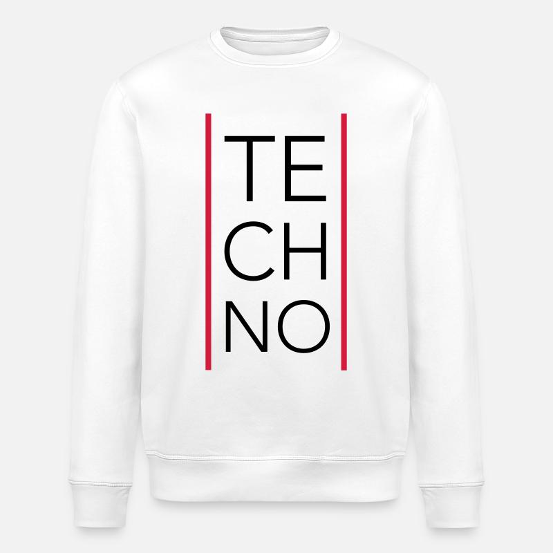Techno - Stanley/Stella ROLLER Unisex Organic Sweatshirt - white