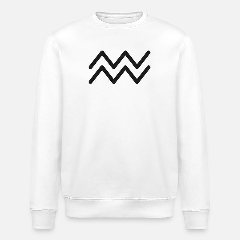 KLEIO Aquarius 3 - Stanley/Stella ROLLER Unisex Organic Sweatshirt - white