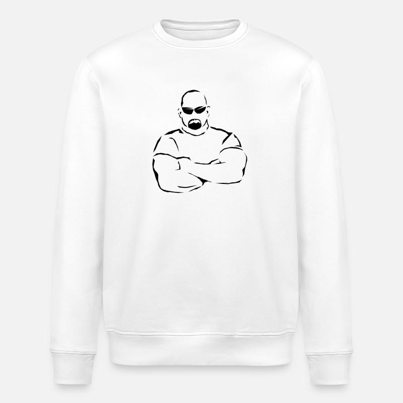 Da Bouncer - Noir - Sweat bio ROLLER Stanley/Stella Unisexe - blanc