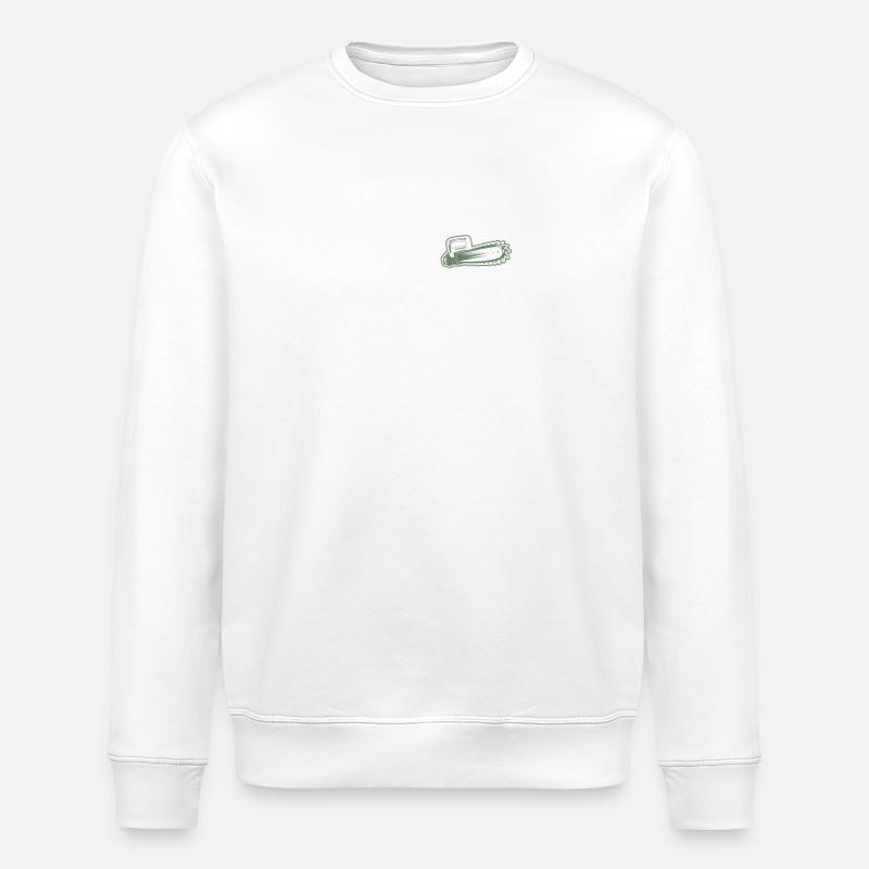 Tronçonneuse Tronçonneuse Pocket Design - Sweat bio ROLLER Stanley/Stella Unisexe - blanc