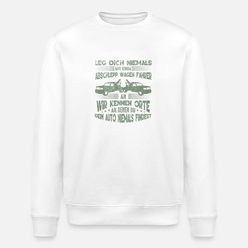 Abschleppdienst Geschenkideen - Stanley/Stella Unisex Bio-Sweatshirt ROLLER - Weiß