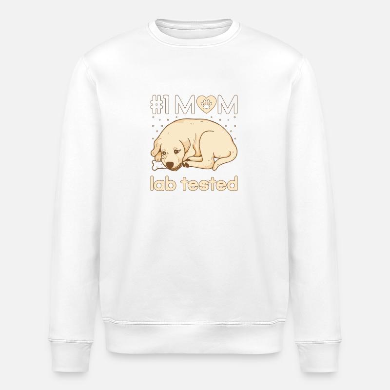 mom lab tested - Stanley/Stella Unisex Bio-Sweatshirt ROLLER - Weiß