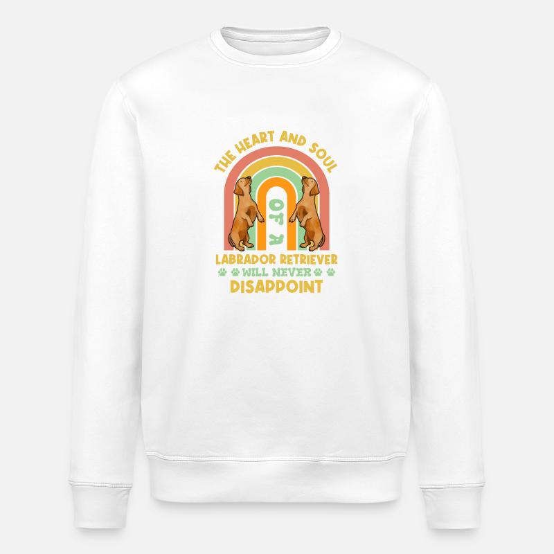 Labrador - Sweat bio ROLLER Stanley/Stella Unisexe - blanc
