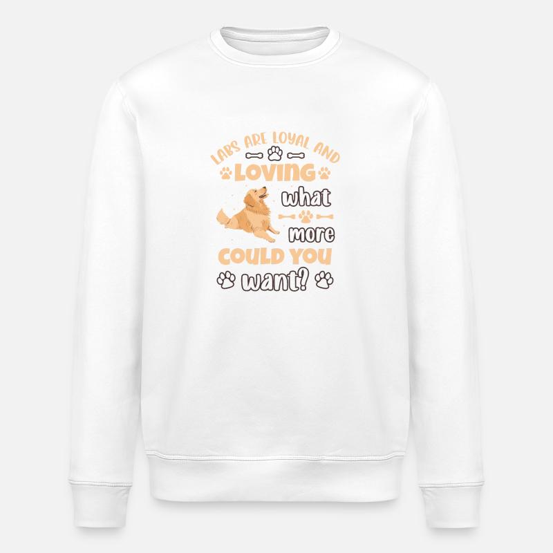 Labrador - Sweat bio ROLLER Stanley/Stella Unisexe - blanc