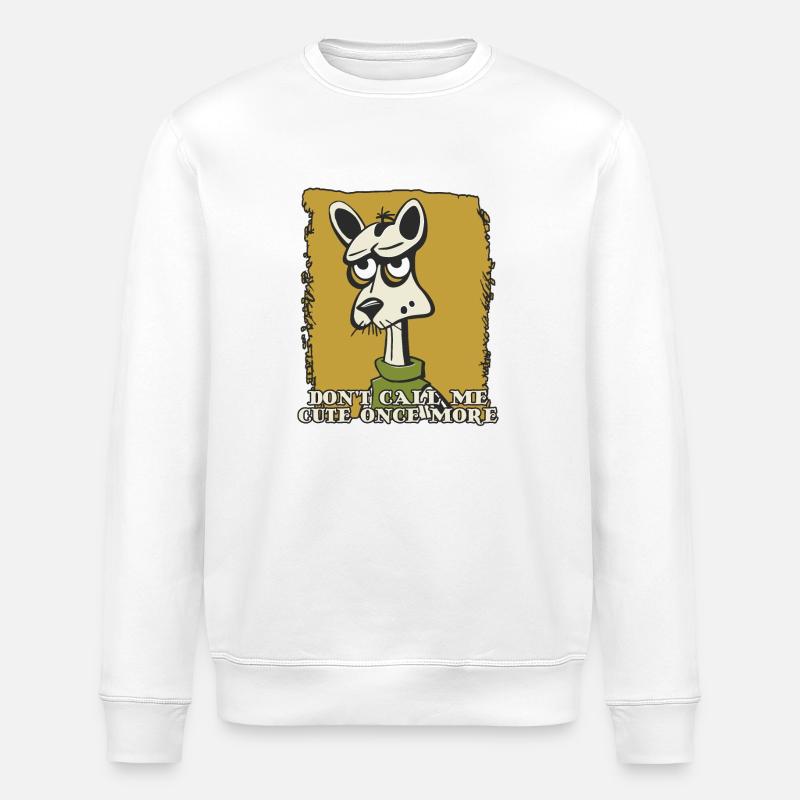 Ne m’appelez plus mignonne - Sweat bio ROLLER Stanley/Stella Unisexe - blanc