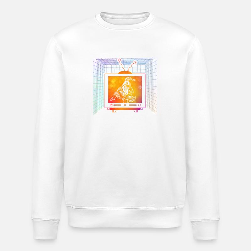 Brazilian Jiu-Jitsu - Stanley/Stella Unisex Bio-Sweatshirt ROLLER - Weiß