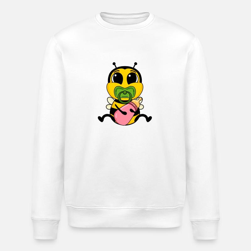 Bébé abeille - Sweat bio ROLLER Stanley/Stella Unisexe - blanc