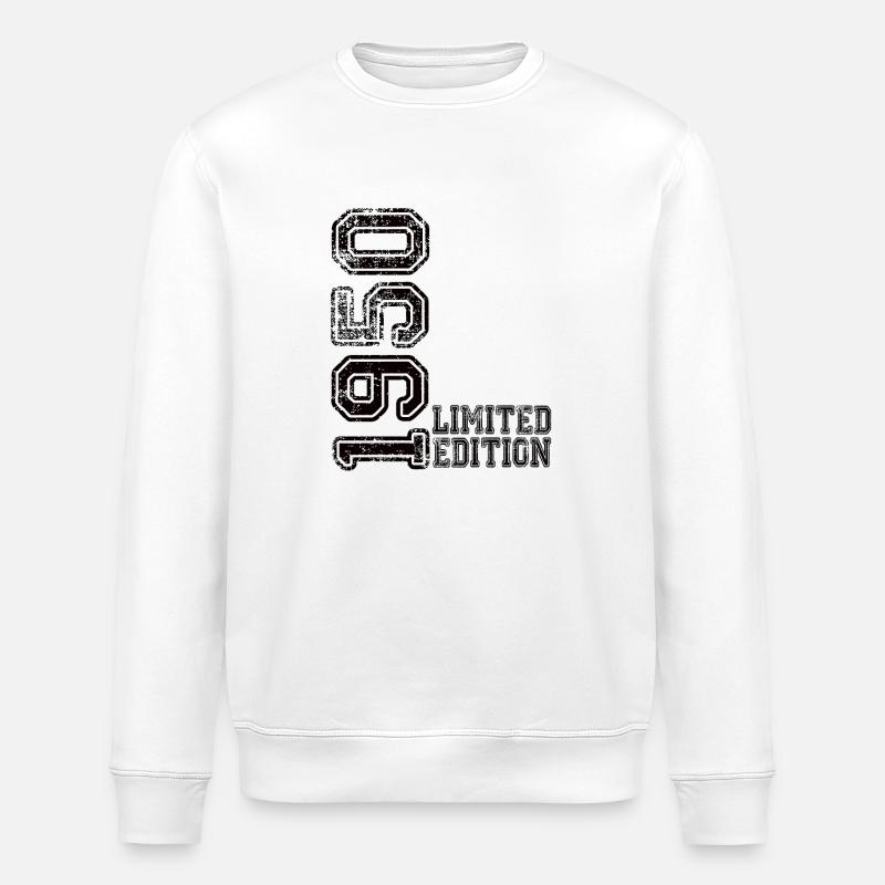 Limited Edition 1950 - Stanley/Stella Unisex Bio-Sweatshirt ROLLER - Weiß