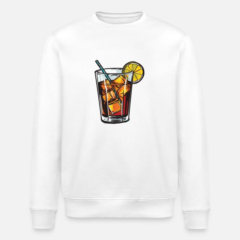 Limonade Drink - Stanley/Stella Unisex Bio-Sweatshirt ROLLER - Weiß