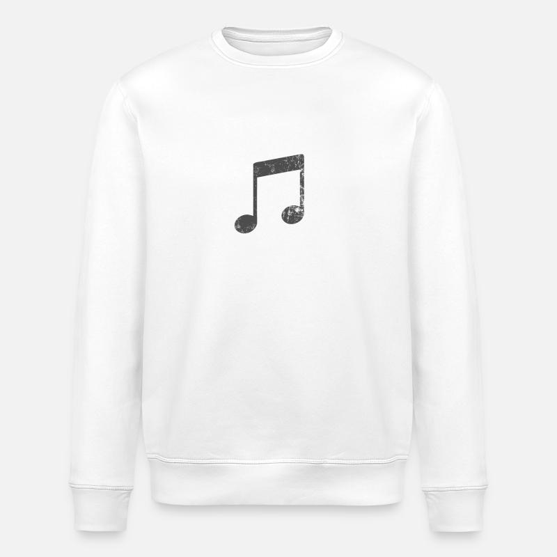 Partition sonore - Sweat bio ROLLER Stanley/Stella Unisexe - blanc