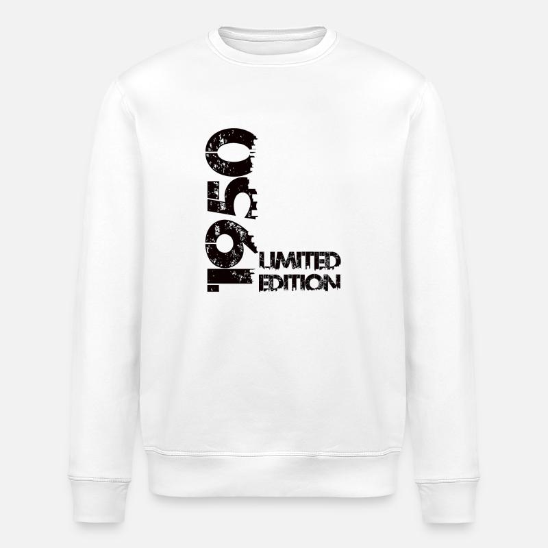 Limited Edition 1950 - Stanley/Stella ROLLER Unisex Organic Sweatshirt - white