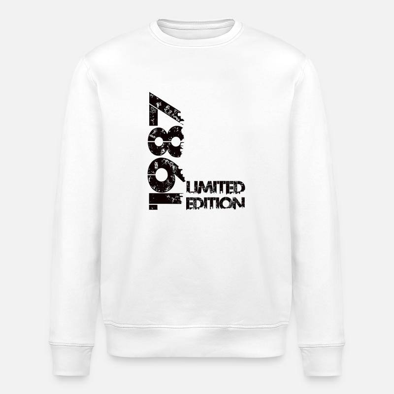 Limited Edition 1987 - Stanley/Stella Unisex Bio-Sweatshirt ROLLER - Weiß