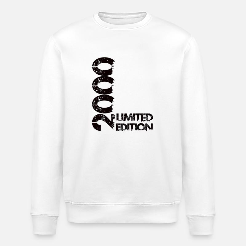 Edition limitée 2000 - Sweat bio ROLLER Stanley/Stella Unisexe - blanc