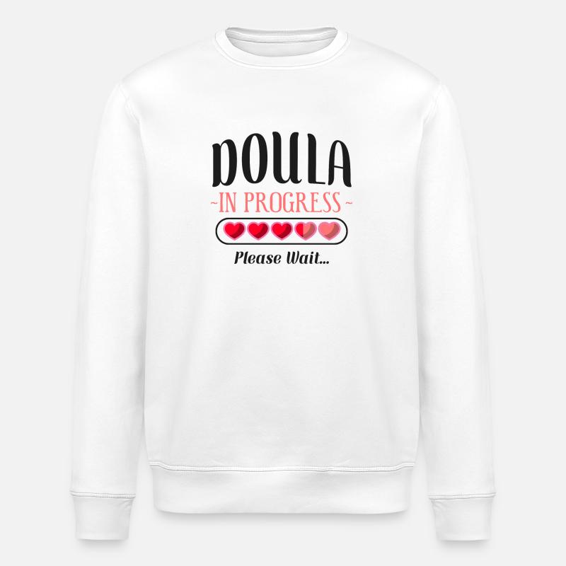 Doula Accoucheuse Étudiante Doula - Sweat bio ROLLER Stanley/Stella Unisexe - blanc