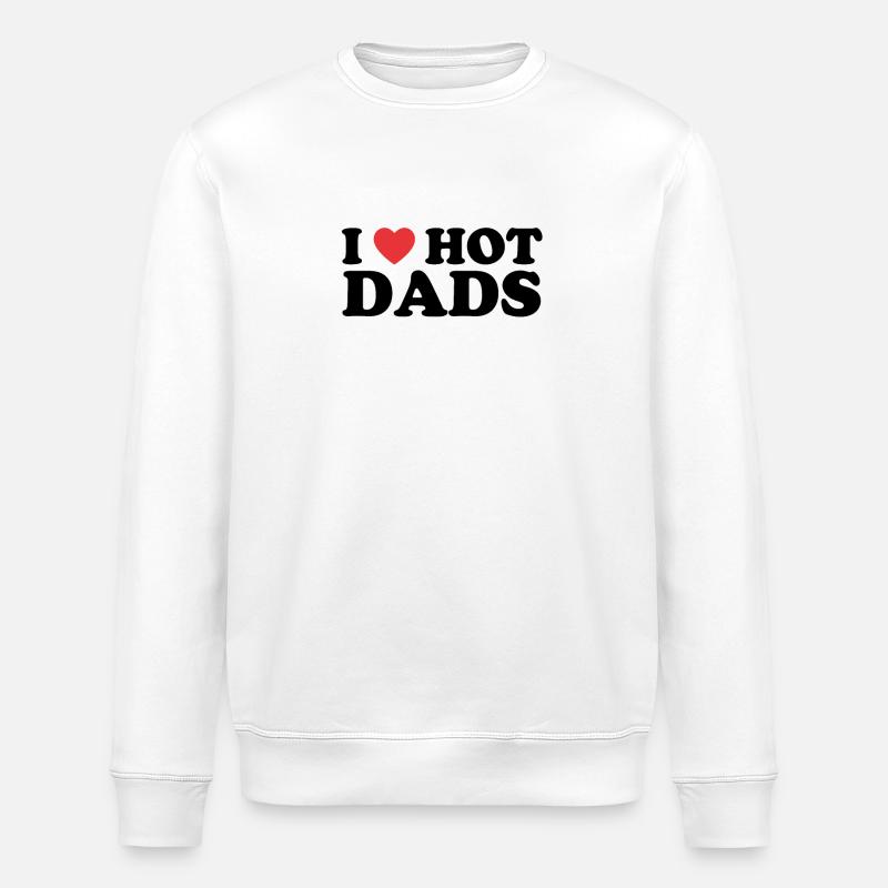 L’amour de papa chaud - Sweat bio ROLLER Stanley/Stella Unisexe - blanc
