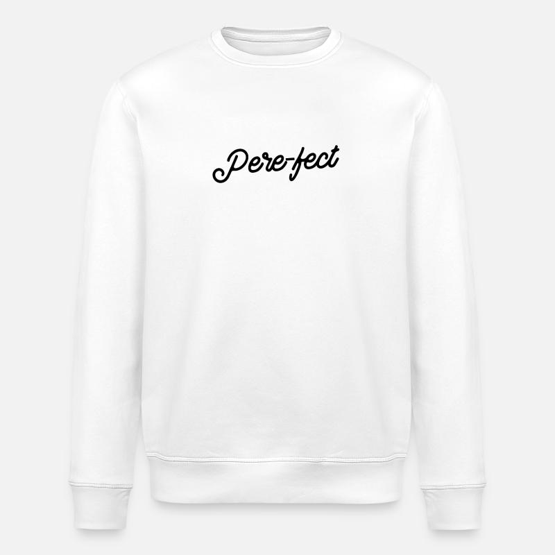 Papa Parfait - Sweat bio ROLLER Stanley/Stella Unisexe - blanc